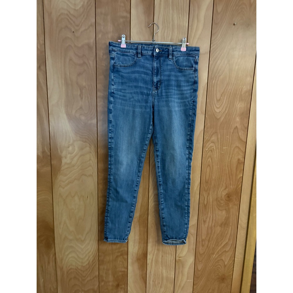 American Eagle Ne(x)t Level Stretch High Rise Skinny Jeans Medium Wash 12 Reg